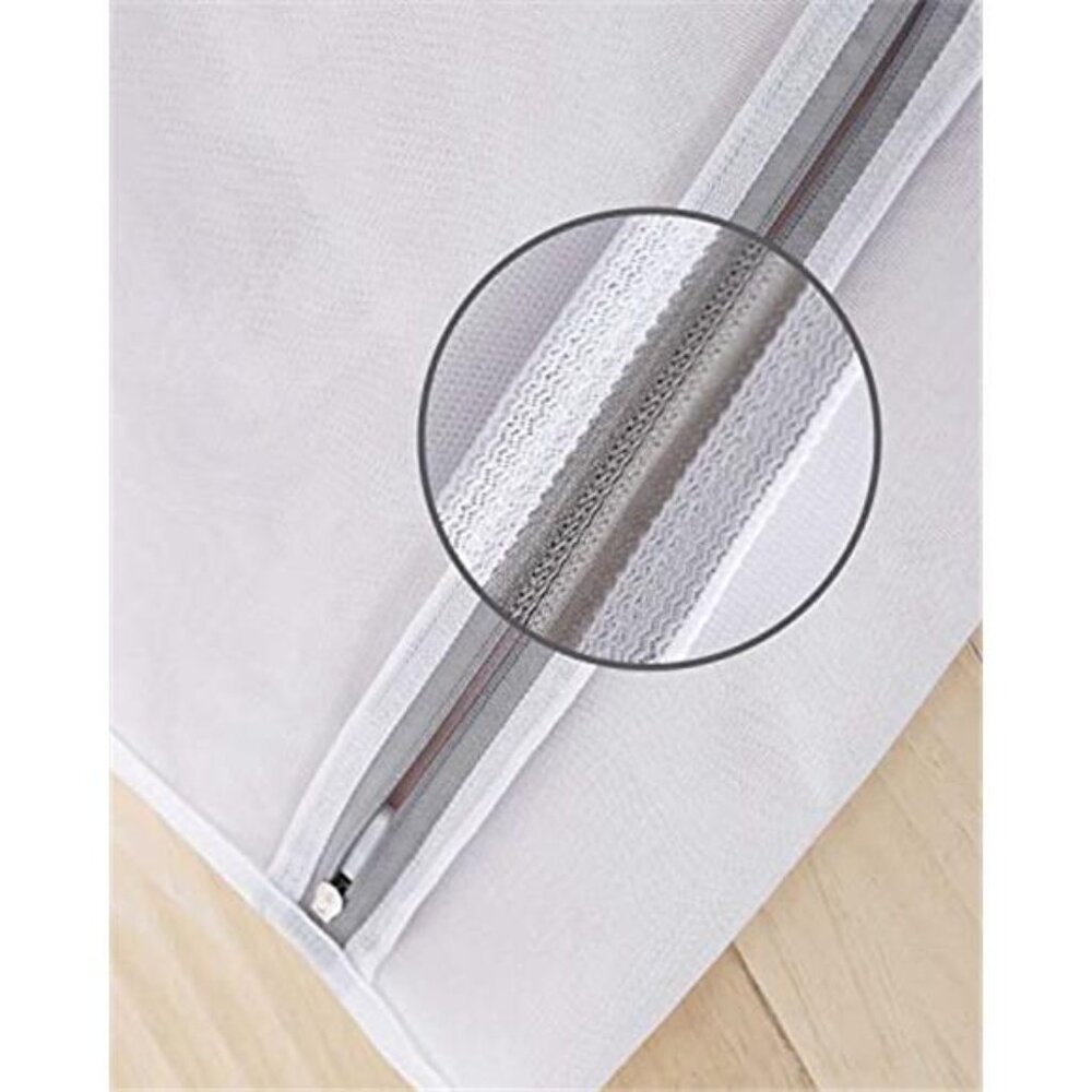 Large Mesh Laundry Bags Set 3Pcs Lingerie Delicates Wash Bag Zipper Closure - Picture 5 of 7